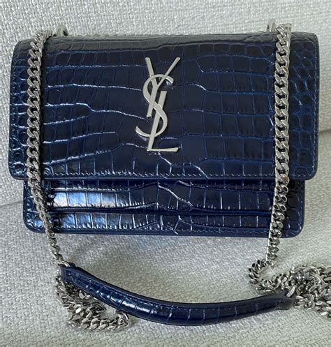 ysl croc bag|ysl croc embossed bag.